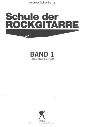 sdr1-tabulaturheft Bild